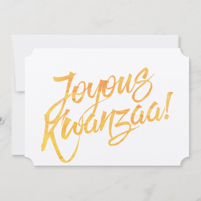 Joyous Kwanzaa (Front)