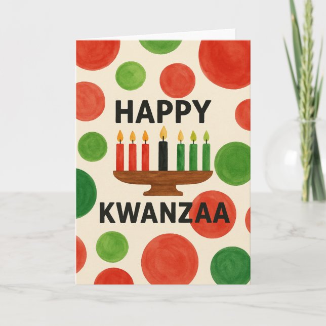 Joyous Kwanzaa Card (Front)