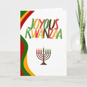 Joyous Kwanzaa Holiday Card