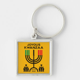 Joyous Kwanzaa Key Ring