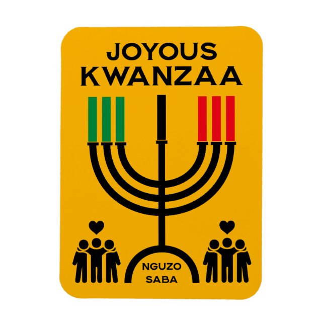 Joyous Kwanzaa Magnet (Vertical)