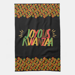 Joyous Kwanzaa Tea Towel