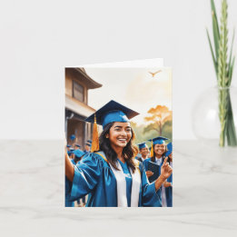 Joyous Milestone - A Celebratory Graduation Card