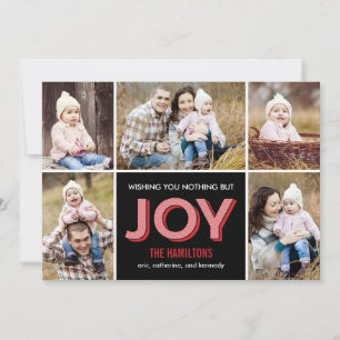 Joyous Moments Holiday Collage Photo Card