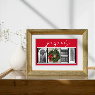 Joyous Noel Christmas Holiday Photo Print