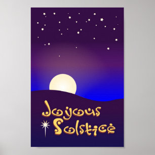 Joyous Solstice 8 x 12 Poster