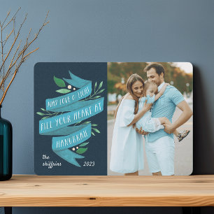 Joyous Tidings Hanukkah Photo Card