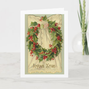Joyoux Christmas -Victorian Christmas card