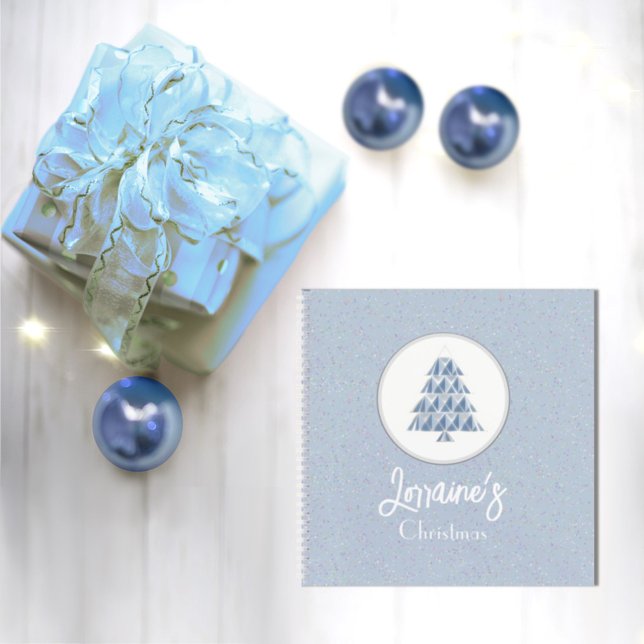 Joyoux Noel Blue Spiral Notebook (Creator Uploaded)