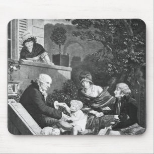 Joys of being a father, c.1797 mouse mat