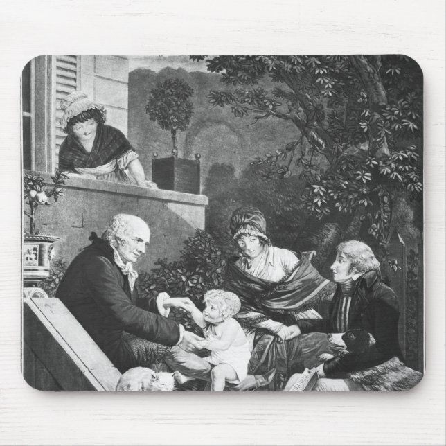 Joys of being a father, c.1797 mouse mat (Front)