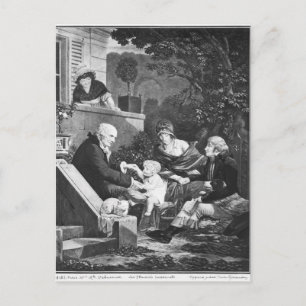 Joys of being a father, c.1797 postcard