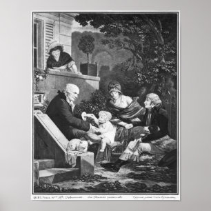 Joys of being a father, c.1797 poster