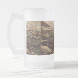 Joys of Jaffe Frosted Glass Beer Mug