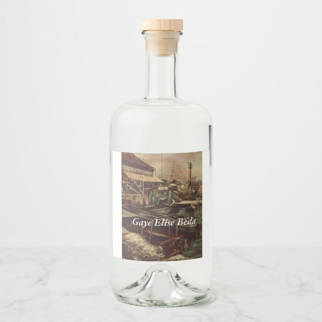 Joys of Jaffe Liquor Bottle Label (Front)