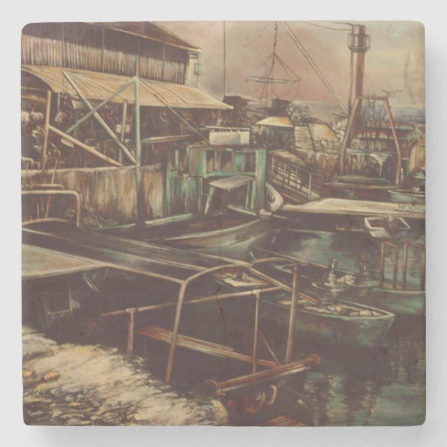 Joys of Jaffe Stone Coaster (Front)