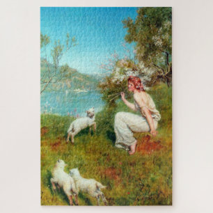 Joys of Spring (by John Collier) Jigsaw Puzzle