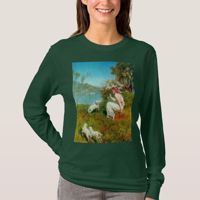 Joys of Spring (by John Collier) T-Shirt (Front)