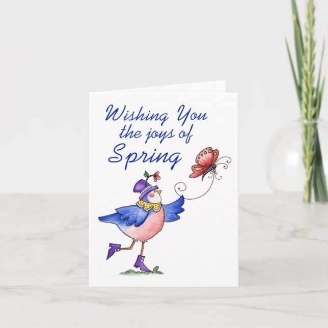 Joys of Spring - Greeting Card (Front)