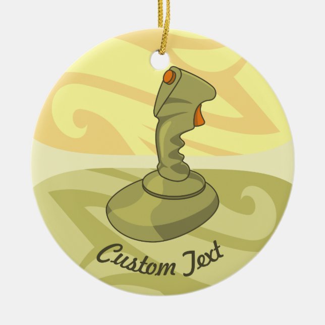 Joystick Ceramic Ornament (Front)