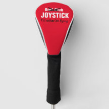 Joystick. I'd rather be flying Golf Head Cover
