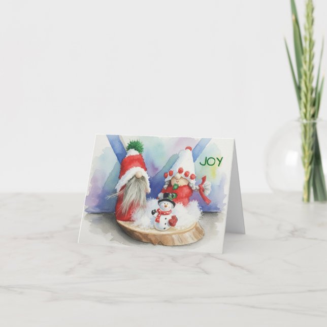 Joyus Christmas Thank You Card (Front)