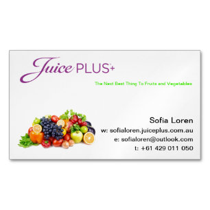 JP+ Magnet Fruit Bowl Purple Logo (Customise)