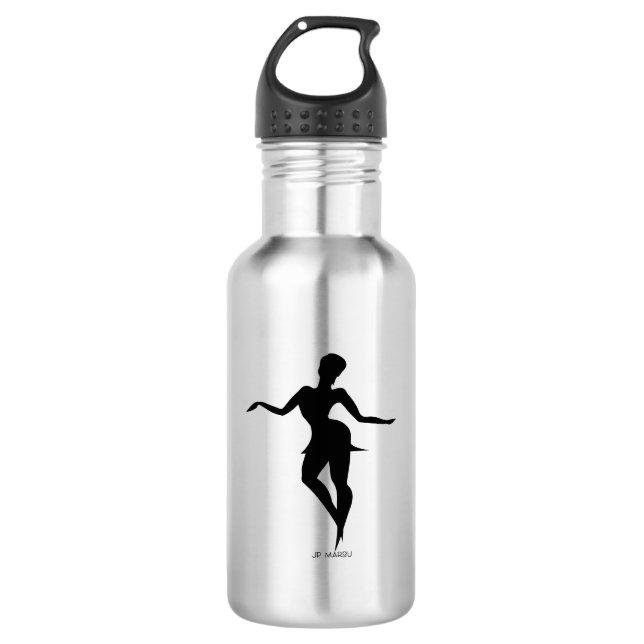 JP MAROU Activewear Water Bottle 18oz | Dance Fit (Front)