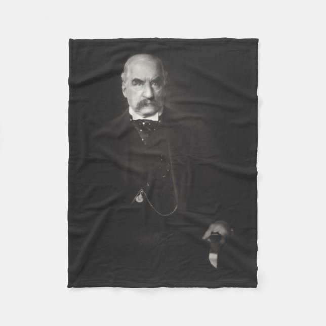JP Morgan Portrait Fleece Blanket (Front)