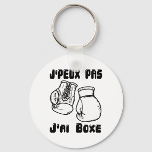 J'peux Pas J'ai Boxing - Boxing Gift Jersey Key Ring