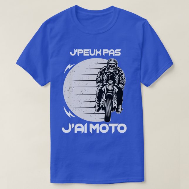 Jpeux Pas JAi Moto Motard Homme T-Shirt (Design Front)