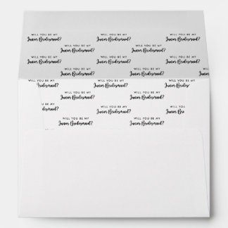 Jr Bridesmaid Envelope 