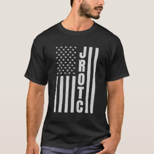 Jrotc Cadet American Flag United States Junior Rot T-Shirt