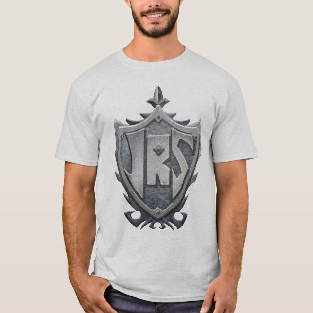JRS: Men's Basic T-Shirt, Ash T-Shirt (Front)