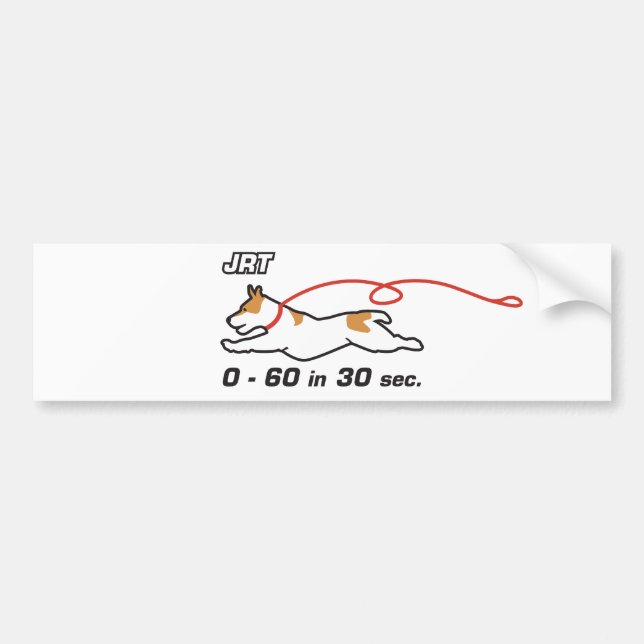 JRT 0-60 in 30 sec Bumper Sticker (Front)