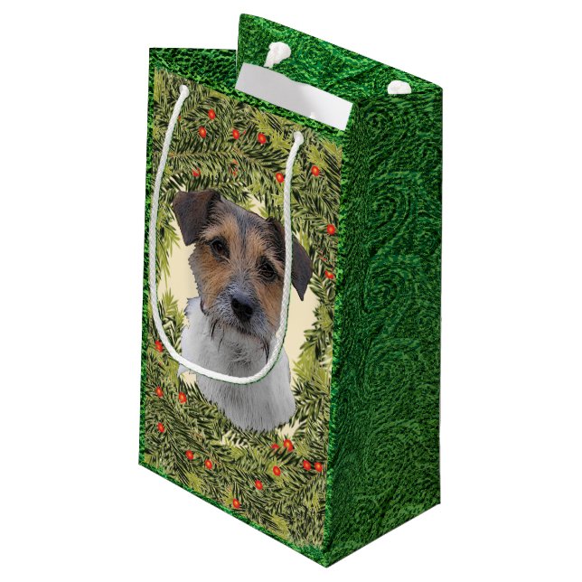 JRT Wreath Small Gift Bag (Back Angled)