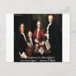 JS Bach Graphic & Funny Coffee Quote Gifts & Cards