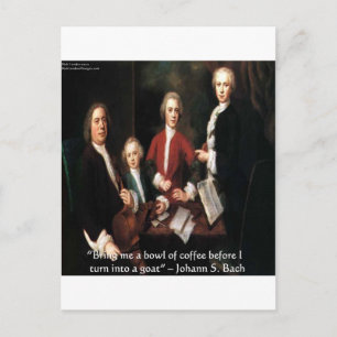 JS Bach Graphic & Funny Coffee Quote Gifts & Cards