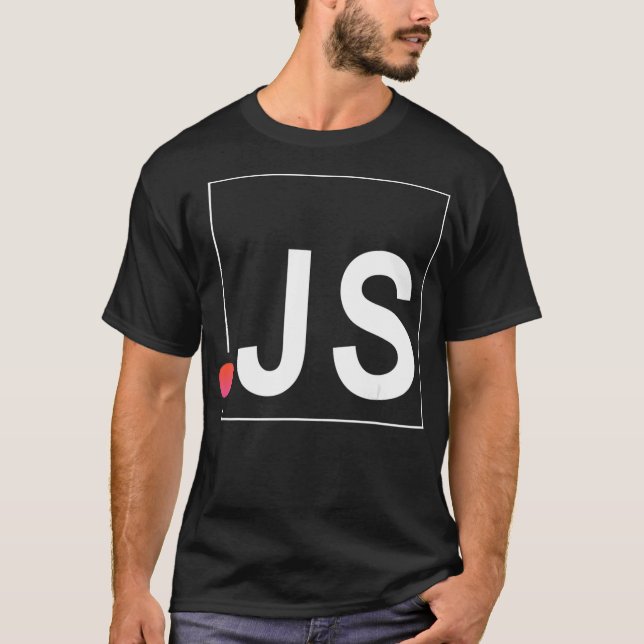 JS   Java Script T Shirt  Programming  (Front)