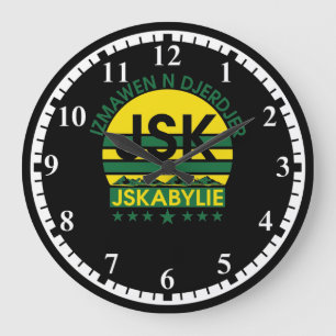 JSK - La Jeunesse sportive de Kabylie Large Clock