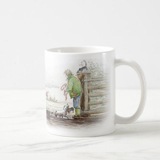 JT42 judetoo mig "Pretty Please Coffee Mug (Right)