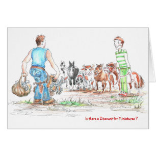 JT49 judetoo Card "the're Miniatures"