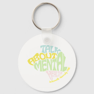 JU CMHC CSI "LETS TALK ABOUT MENTAL HEALTH" Key Key Ring