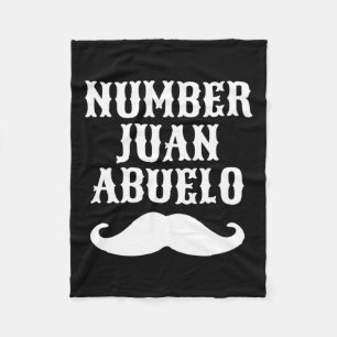 Juan Abuelo Spanish Mexican Best Dad Gifts Fleece Blanket