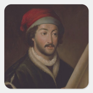 Juan de la Cosa Square Sticker