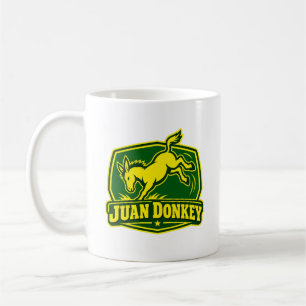Juan Donkey Kicking Donkey Funny Farm Coffee Mug