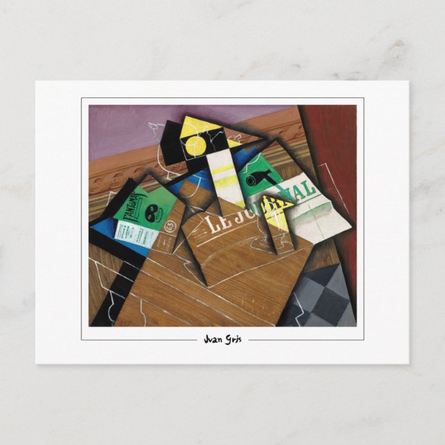 Juan Gris #12 - Fine Art Postcard (Front)