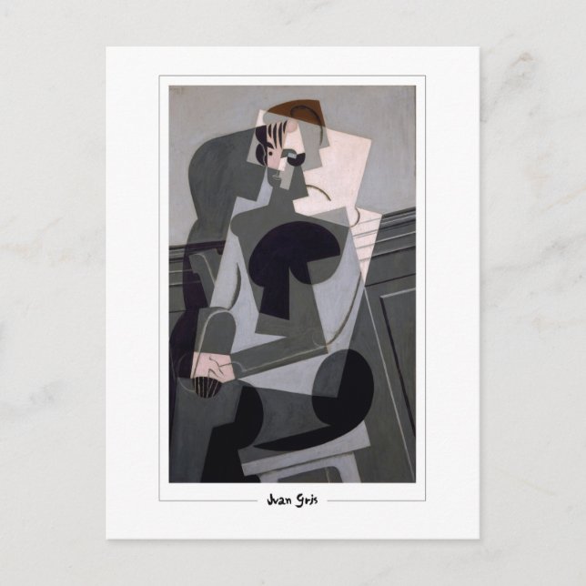 Juan Gris #245 - Fine Art Postcard (Front)