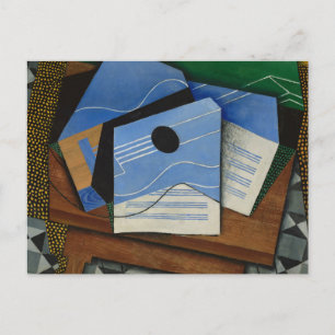 Juan Gris - Guitar on a Table Postcard