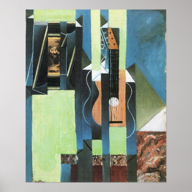 Juan Gris - Guitar Poster (Front)